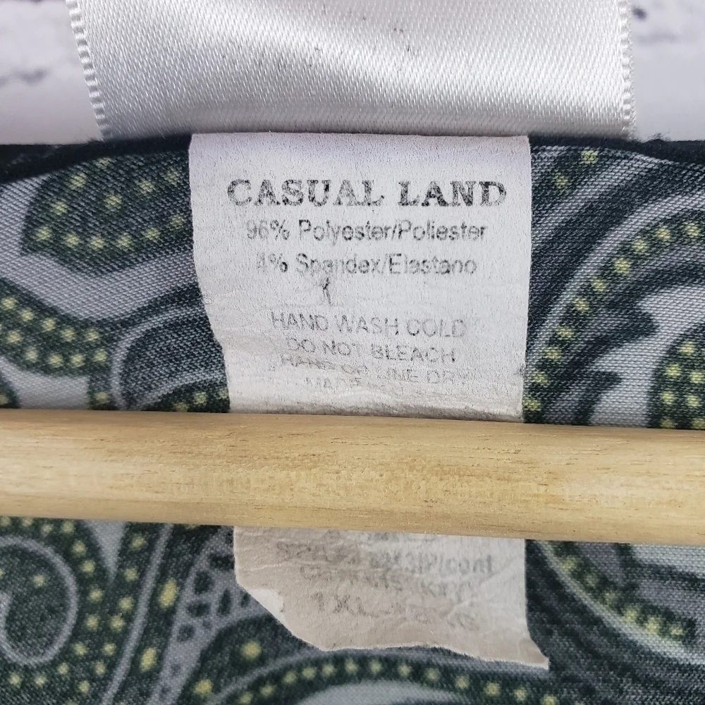 CASUAL LAND 3/4 Sleeve Blouse Top Size 1X - Picture 9 of 10